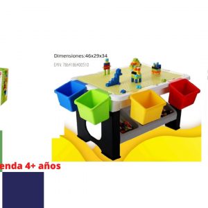 mesa de juguetes lego