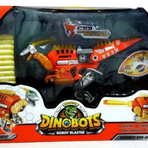 Dino Robot Blaster Pistola Lanzador Dinosaurio Transformer