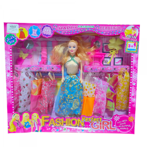 FASHI PERFCT GIRL MUÑECA+VESTIDS HB-031326