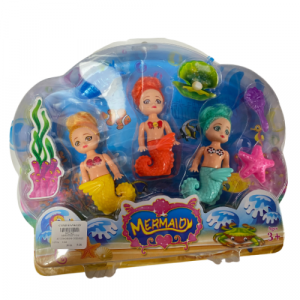 MUÑECA DE SIRENA CON ACCESORIOS