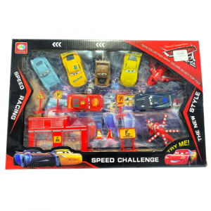 PISTA CARS SPEED CHALLE 7 CARROS 547-7D