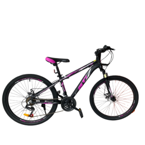 BICICLETA GTI ARO 24 SNAP NEGRO/VIOLETA B15024J